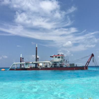 Chine Récupération du sable de mer Chine Dredger avec tête de coupe à vendre