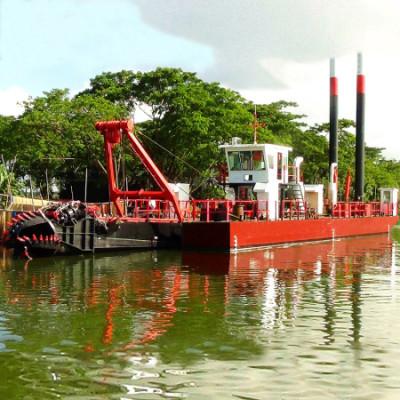 China 26inch Diesel Cutter Head Suction Dredge For River Sand Dredging for sale