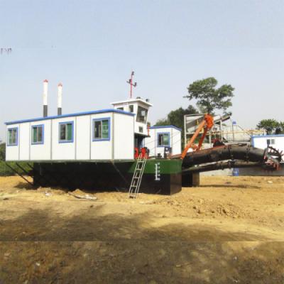 China 100m3/H Cutter Head Small Dredging Equipment  For Pond Dredging Mini Suction Dredge for sale