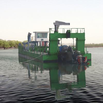 China Over 25m Depth Sea Sand Cutterhead Suction Dredge Driven By Diesel Engine for sale