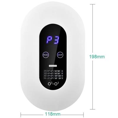 China Disinfection Household Kitchen Bathroom Wall Ozone Generator Air Purifier Germicidal Electric Ozone Sterilizer Filter Deodorant Cleaner for sale