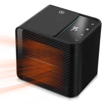 China 2021 New Arrival Hotel Desktop Mini Electric Heating PTC Fan Heater Body Portable Electric Heater Heter for sale