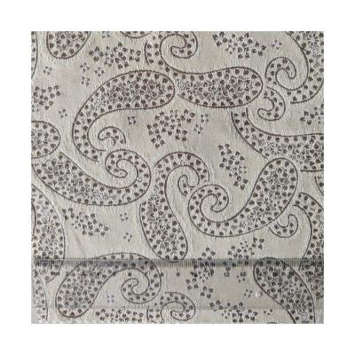 China Metallic factory directly sell exquisite pattern colorful brocade fabric jacquard for sale