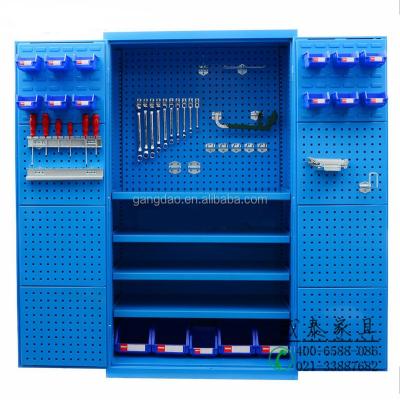 China Durable Hot Selling Heavy Duty Metal Garage Tool Storage Cabinet Lockable With Two Door for sale