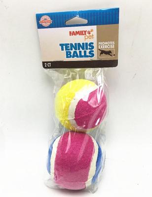 China Dog Pet Tennis Balls Toy Outdoor and Indoor Play Fun Game Throw Ball for sale