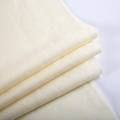 China China supplier plain dyed light yellow twill woven 100% Lessel fibre fabric for dress for sale