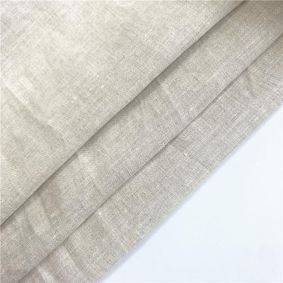 中国 Hahoo In stock 280 cm large washed french linen fabric extra wide linen fabric for curtains 販売のため