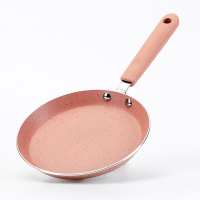 China 6 Inch Traditional Rose Nonstick Skillet Cookware for sale