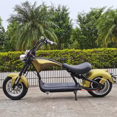 China EUR Unisex Holland Warehouse M1 P In Store Citycoco Yellow Gold 2000w Electric Scooter With Seat 20Ah Lithium Battery for sale