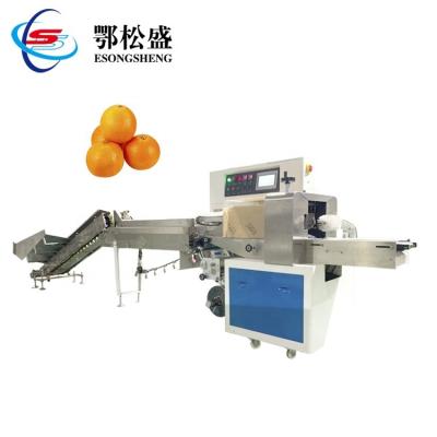 China Automatic Food Bag Citrus Orange Pillow Packing Machine for sale