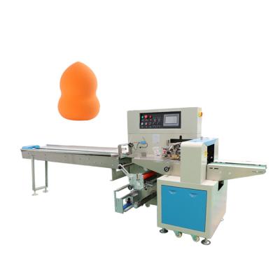 China Food Automatic Cosmetic Powder Puff And Makeup Brush Sponge Packiagng Machine for sale