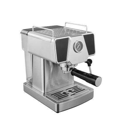 China Professional Hotel Espresso Coffee Maker Machine, Brushed Stainless Steel for sale