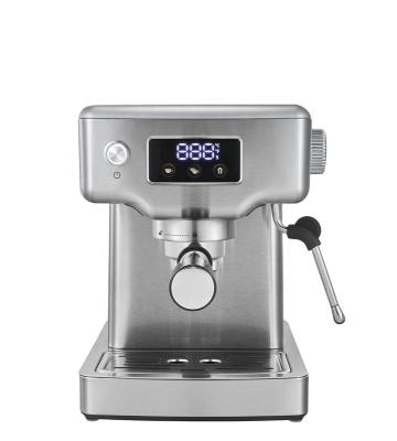 China Semi-automatic hotel espresso coffee maker machine, stainless steel for sale