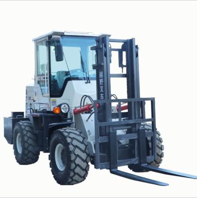 China Hydraulic Diesel Forklift Diesel Load Trusses Lifting Forklift for sale