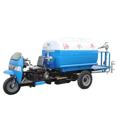 China Water Sprinkling Water Car Water Spray Truck Mini Diesel Tricycle Three Wheels Dump for sale