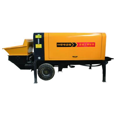 China Construction Engineering Good Quality Concrete Pump Mini Concrete Pump Diesel Trailer Mounted Concrete Pump for sale