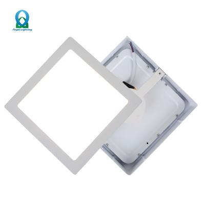 China Modern nordic decorative home outdoor square wall square indoor lighting smart ultra thin frameless ceiling panel led light for sale