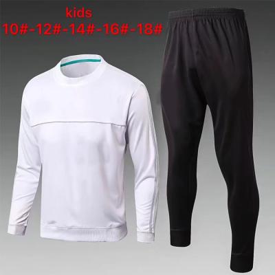 China cold proof top grade child soccer training suit cheap soccer uniforms sportswear kids tracksuits for sale