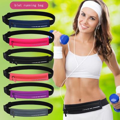 China D23 Waterproof Wholesale Waist Water Proof Fashion Fitness Pussy Pack Bum Bag Outdoor Sports Belt Bag Waterproof Stretch Waist Bag for sale