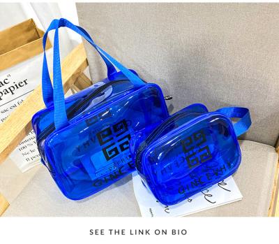 China Fashion Pouch Wholesale Custom Travel PVC Small Transparent Clear Cosmetic Bag for sale