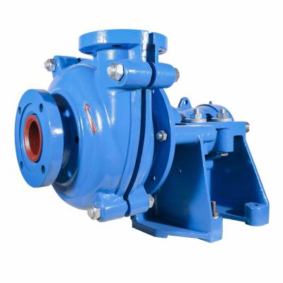 China Horizontal High Head Gold Mining Equipment Manufacturers Large Flow L Series Light Duty Metal And Slurry Pump for sale