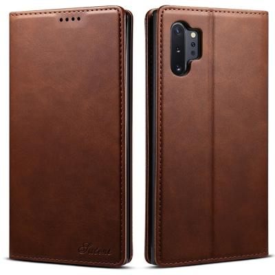 China Wholesale High Quality Eco-friendly Suteni Phone Case And Wallet Flip Case 5G Accessories For Samsung Galaxy Note 10 10Plus for sale