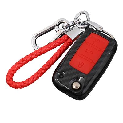 China Case Waterproof Premium Master Key Fob Buttons ABS 3 Buttons FOB Cover For Volkswagen MK1 MK6 Golf GTI/R/MK6/MK5 for sale