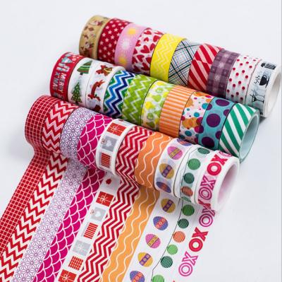 China Waterproof Custom Printed Colored Washi Tape for sale