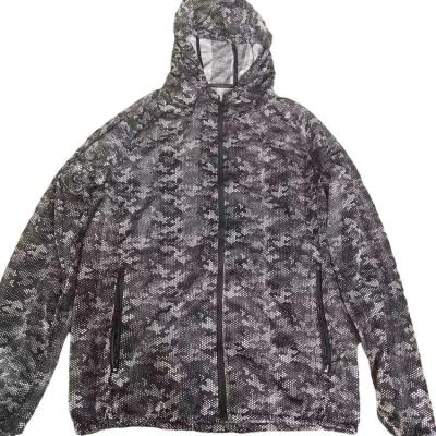 China Manufacturer Custom Bark Camouflage Anti-Wrinkle Suit Men's Full Zip Up Outdoor Hooded Jackets Hoodie Stock Casual Lots For Sale Overruns for sale