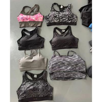 China Factory Wholesale New Women's Top Bras Yoga Fitness Underwear Paded Bra Shockproof Breathable Backless Branded Overflow Sports For Lady for sale