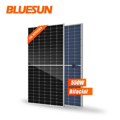 China thailand solar factory home system mono bificial 550w solar panels in thailand solar panel china price 550w solar panel haiti for sale