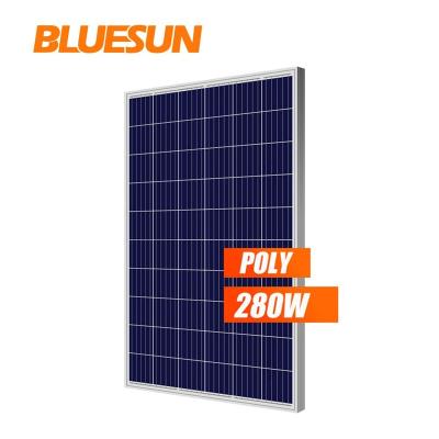 China Bluesun 156*156 air conditioning unit crystalline poly talesun 280w solar photovoltaic panel 30v for sale