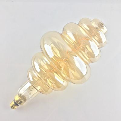 China Big Size Edison Led Bulb Special Shape Bulb 4W 220-240V E27 Vintage Residential Spiral Filament Decorative Light for sale