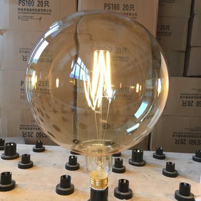 China Large Size Non-Dimmable Edison Led Bulb G380 8W 220-240V E40 Vintage Light Bulb Home Decorative Light Bulb Giant Globe Globe for sale