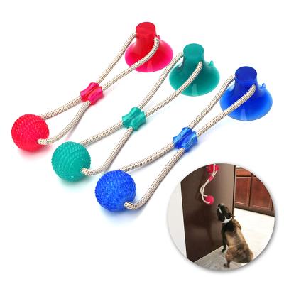 China Viable Rubber Dog Toy Pull Ball Sucker Dog Toy Anti-Sounding Bite-Resistant Toy Pet Supplies for sale