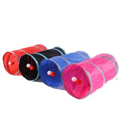 China Viable Printing Totoro Bell Cat Tunnel Toy Single Layer Foldable Rolling Toy for sale