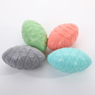 China Dog Cat Teeth Cleaner Chewing Anti-bite Decompression Toy Ball Sounding Toy Soft Viable Ball for sale