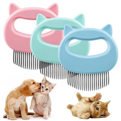 China Pet Grooming Supplies Cat Comb Cleanup Grooming Shell Viable Long Hair Pet Hair Short Hair for sale