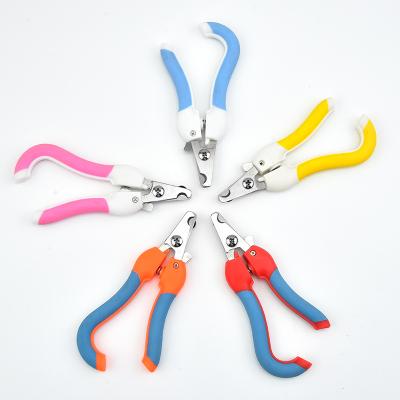 China Seven viable styles of stainless steel pet nail cat scissors and dog grooming scissors pet supplies for sale