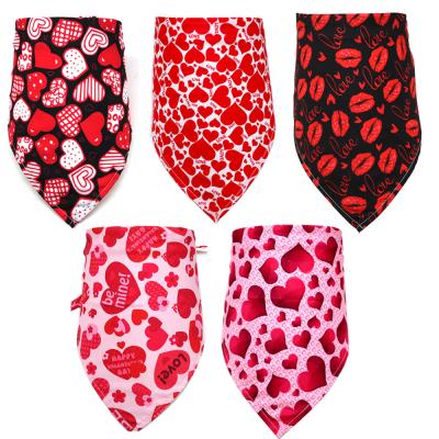 China Wholesale Viable Pet Bandana Custom Comfy Cat Dog Triangle Bandanas Pet Saliva Towels for sale