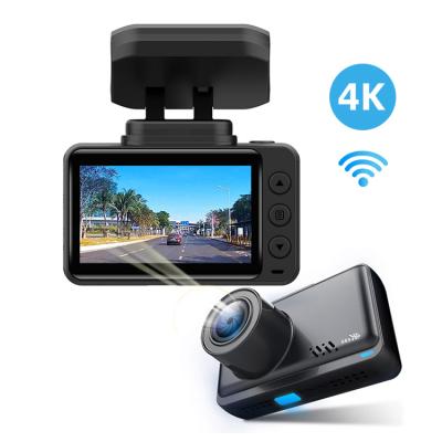 China HD Function 2160P Black Box Camera Wifi Dash Cam 4k Waterproof Hot Selling Wide Angle Multi Camera Mini Dash Cam 4k for sale