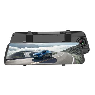 China Factory Price Full HD IPS Touch Rear View Mirror AI Voice Control Dash Cam Waterproof Car Rear Camera for sale