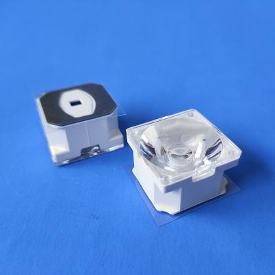 China Medical Lamp Small 22mm 3030 Led 6 Degree Optical Lens Square Shape Narrow Angle Focusing For Surgical Lamp for sale