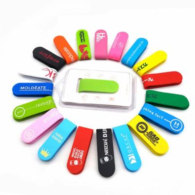 China Convenient for the latest custom logo silicone magnet clip custom logo silicone magnet clip, magnetic silicone cell phone holder for sale