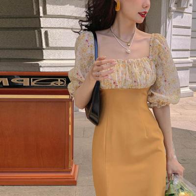 China Anti-Static Hot Selling Maxi Dresses New Style Princess Girls Summer V-Neck Women Dress With CE Certificate for sale