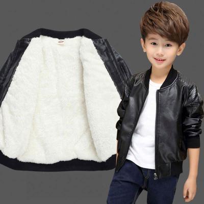 China Waterproof Good Quality Children's Leather Coat Winter Packable Stripper Warm Kids Down Jacket for sale