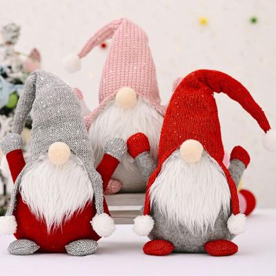 China New Santa Claus Doll Stuffed Plush Santa Claus Toy Christmas Decoration Plush Toy for sale