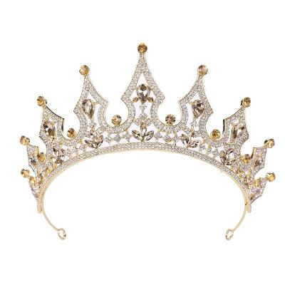 China Hair Decorations Euramerican Party Wedding Tiaras Crystal Crowns Rhinestone Pageant Crown For Women Hair Accessories for sale