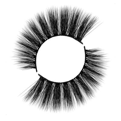 China Fluffy | Raincoat | Wholesale 3DS023 3D Synthetic Fiber Lightweight False Eye Lashes Korean Fake Mink Lashes Wholesalers Chinese Cheap Price for sale