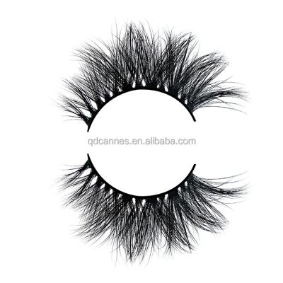 China Fluffy|Deluxe|DM04-Onlycanas Newest Waterproof Custom Luxury Soft Fluffy Siberian Mink Private Label Fake Lashes Canneslashes Factory Fast Delivery for sale